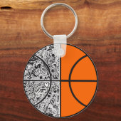 Tribal Basketball Schlüsselanhänger (Vorderseite)