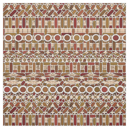 Tribal Batik - Erdtonneutrale Stoff (Muster)