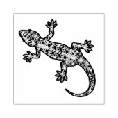 Tribal batik Gecko / Lizard Gummistempel (Prägung)