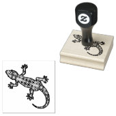 Tribal batik Gecko / Lizard Gummistempel (Stempel)