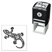 Tribal batik Gecko / Lizard Permastempel (Beispiel)