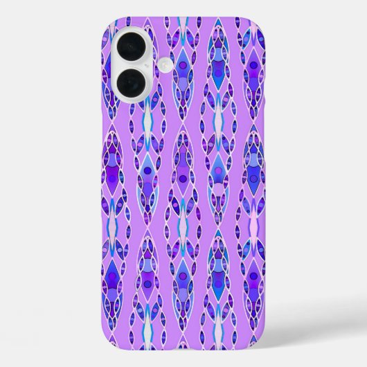 Tribal Batik - Lavender, Blue und Violet Case-Mate iPhone Hülle (Rückseite)