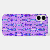 Tribal Batik - Lavender, Blue und Violet Case-Mate iPhone Hülle (Rückseite (Horizontal))