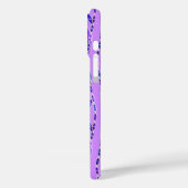 Tribal Batik - Lavender, Blue und Violet Case-Mate iPhone Hülle (Rückseite / Links)