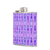 Tribal Batik - Lavender, Blue und Violet Flachmann (Links)