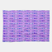 Tribal Batik - Lavender, Blue und Violet Geschirrtuch (Horizontal)
