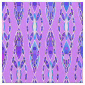 Tribal Batik - Lavender, Blue und Violet Stoff (Nahaufnahme)