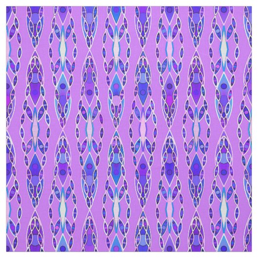 Tribal Batik - Lavender, Blue und Violet Stoff (Muster)