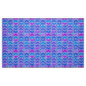 Tribal Batik Print, Blau, Violet und Weiß Stoff (Fat Quarter (45,7 x 55,9 cm))