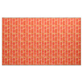 Tribal Batik Print, Mandarin und Light Orange Stoff (Yard (91,4 cm))