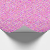 Tribal Batik - Rosa- und Orchideenfarben Geschenkpapier (Ecke)