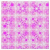 Tribal Batik - Rosa- und Orchideenfarben Stoff (Nahaufnahme)