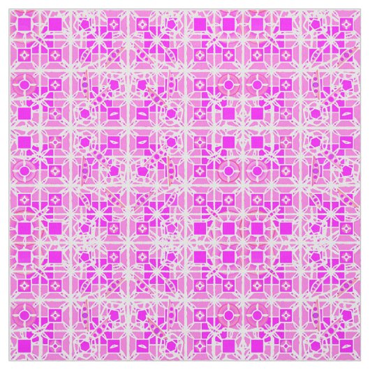 Tribal Batik - Rosa- und Orchideenfarben Stoff (Muster)