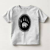 Tribal Bear Art Baby T - Shirt Bear Claw Kleinkind (Vorderseite)