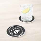 Tribal Bear Art Drinks Coasters Native Bear Unters Untersetzer (Seite)