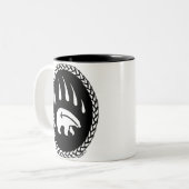 Tribal Bear Art Kaffee Tasse Erste Nationen Bärenc (Vorderseite Links)
