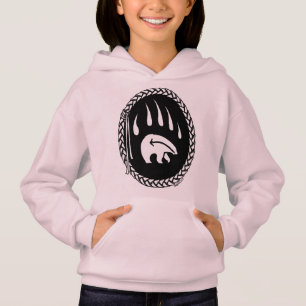 Tribal Bear Art Kids Hoodie Bären Klaw Kids Hoodie