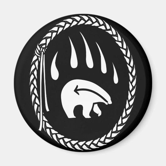 Tribal Bear Art Kühlschrankmagnet Naturerlebnis Al (Vorne)