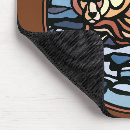 Tribal Bear Art Mousepad Native Wildlife Mousepad (Ecke)