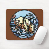 Tribal Bear Art Mousepad Native Wildlife Mousepad (Mit Mouse)