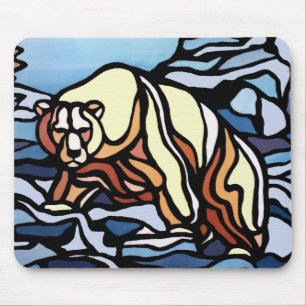 Tribal Bear Art Mousepad Stilvolle Wildlife Mousep