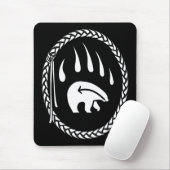 Tribal Bear Art Mousepad Stilvolle Wildlife Mousep (Mit Mouse)