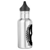 Tribal Bear Art Native Bear Art Edelstahlflasche (Links)