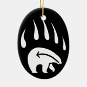 Tribal Bear Art Ornament Bär Sake & Gifts (Hinten)