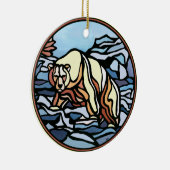 Tribal Bear Art Ornament Bären Keepake Bärengesche (Rechts)