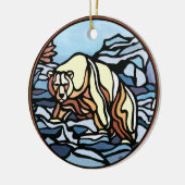 Tribal Bear Art Ornament Bären Keepake Bärengesche (Links)