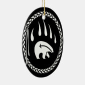 Tribal Bear Art Ornament Custom Bear Keepake (Rechts)