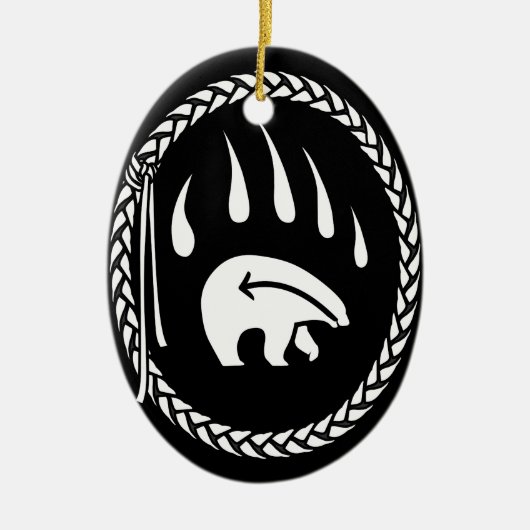 Tribal Bear Art Ornament Custom Bear Keepake (Vorne)