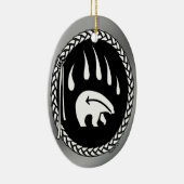 Tribal Bear Art Ornament Custom Bear Keepake (Rechts)