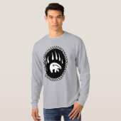 Tribal Bear Art Shirt Bärenkunst Männertrampen (Vorne ganz)
