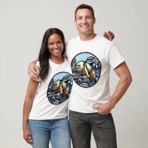 Tribal Bear Art Shirt Polar Bear Shirt der Männer
