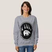 Tribal Bear Art Sweatshirt Bear Claw Sweatshirts (Vorne ganz)