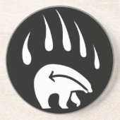 Tribal Bear Art Untersetzer Bear Claw Drink Unters (Vorne)