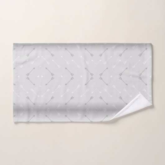 Tribal Bear Black and Gray Badhandtuch Set (Handtuch)