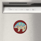Tribal Bear Design Magnet (In Situ (Geschirrspüler))