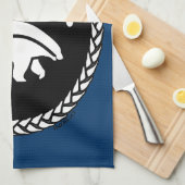 Tribal Bear Handtuch Native Art Bär Handtuch (Viertel Falte)