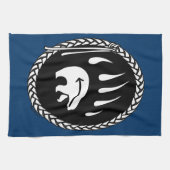 Tribal Bear Handtuch Native Art Bär Handtuch (Horizontal)