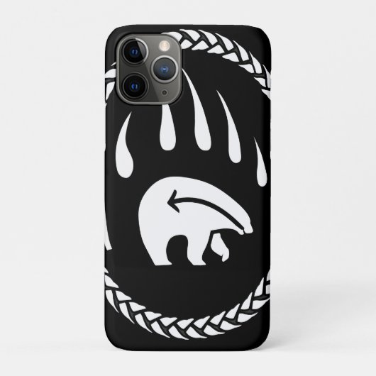 Tribal Bear iPhone 11 Case Bear Mobile Hüllen (Rückseite)