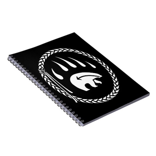 Tribal Bear Journal Custom Native Art Notebook Notizblock (Rechte Seite)