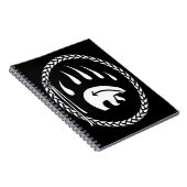 Tribal Bear Notebook Native Bear Art Notebook Notizblock (Rechte Seite)