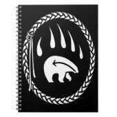 Tribal Bear Notebook Native Bear Art Notebook Notizblock (Vorderseite)