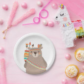Tribal Bear Paper Teller Wild one Woodland Boho (Party)