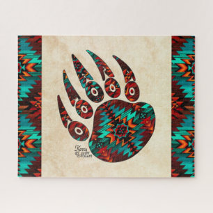 Tribal Bear Paw Jigsaw Puzzle