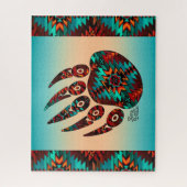 Tribal Bear Paw Jigsaw Puzzle (Vertikal)