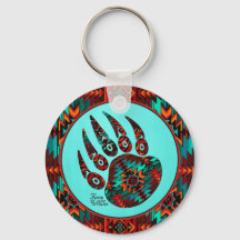 Tribal Bear Paw Schlüsselanhänger