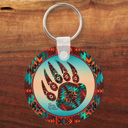 Tribal Bear Paw Schlüsselanhänger (Vorderseite)